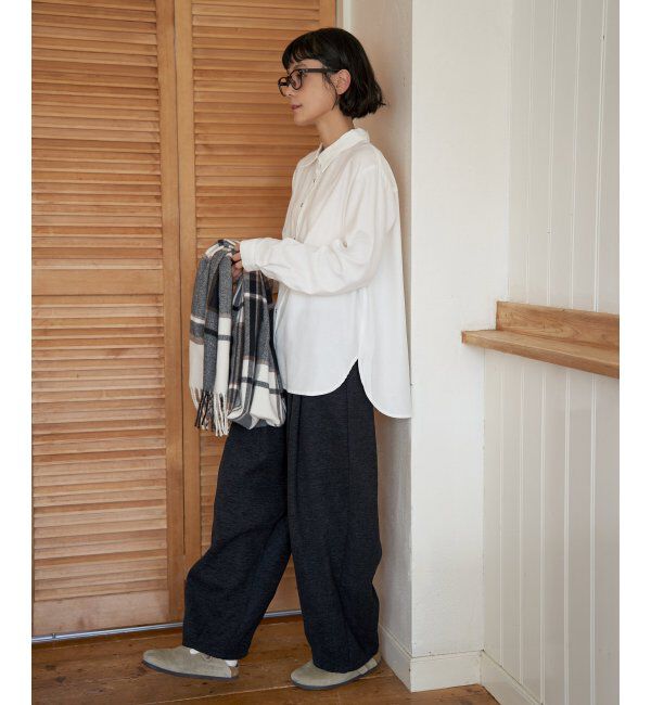 Lbc with Life「綿レーヨンメタルボタンシャツ」|シャツ・ブラウス|