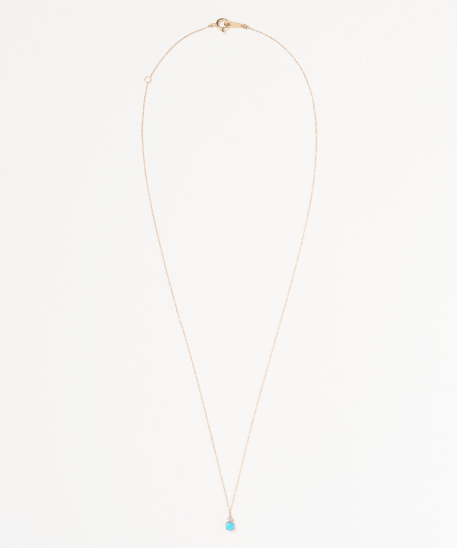 Phoebe「【K10】ジュエルラックネックレス　ターコイズ/BOX付き/全長:40cm」|ネックレス|