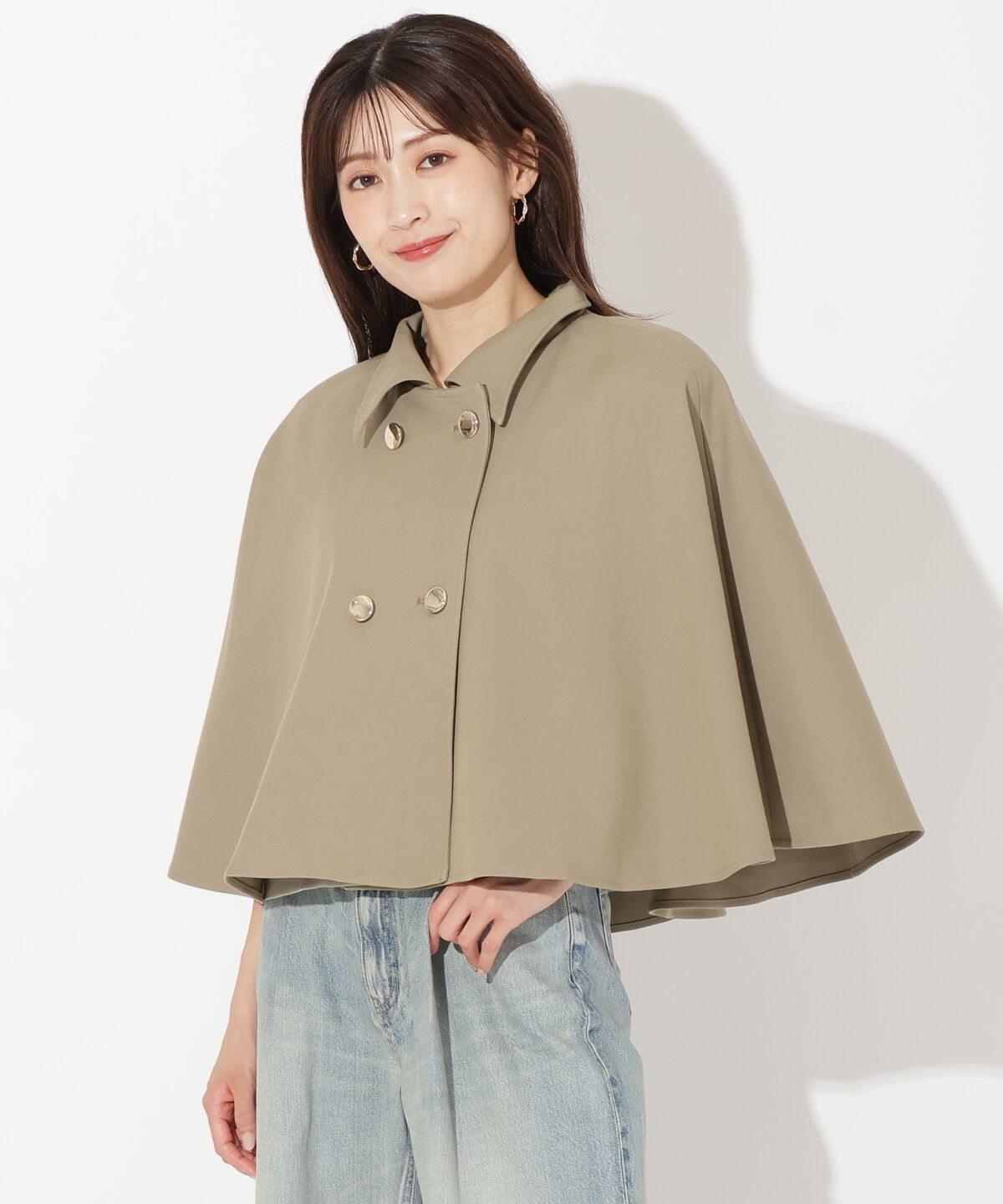 アンドクチュール「ショートケープジャケットコート」|その他|