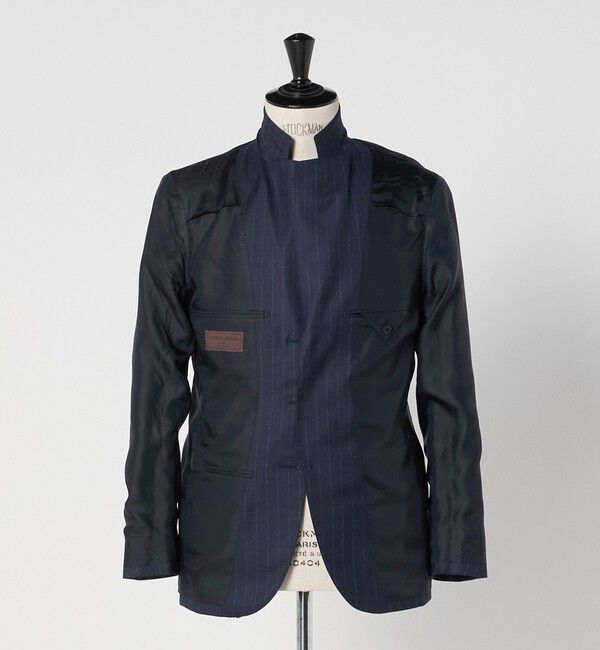 UNITED ARROWS「シャークスキン ストライプ シングル3B  スーツ S‐MODEL ヨコストレッチ・撥水・防しわ」|スーツ|