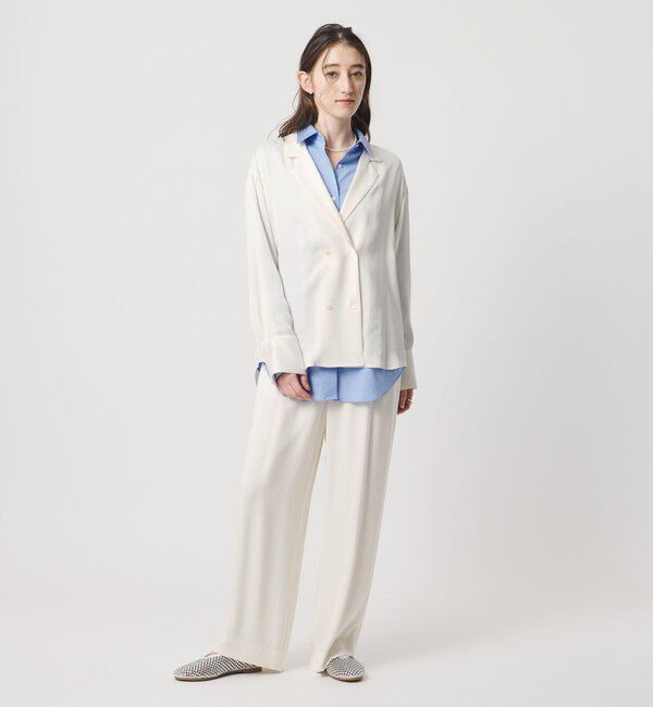 UNITED ARROWS「オープンカラー シャツ ジャケット」|シャツ・ブラウス|