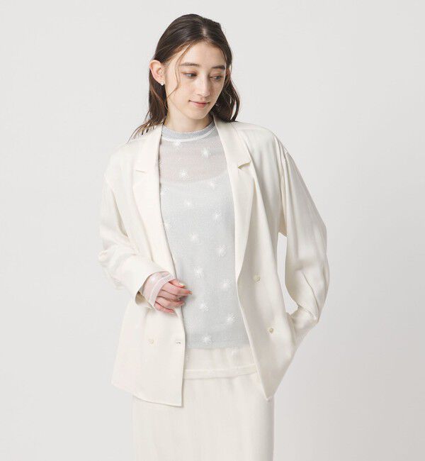 UNITED ARROWS「オープンカラー シャツ ジャケット」|シャツ・ブラウス|