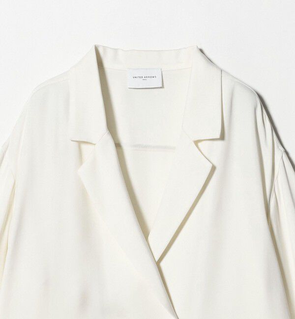 UNITED ARROWS「オープンカラー シャツ ジャケット」|シャツ・ブラウス|