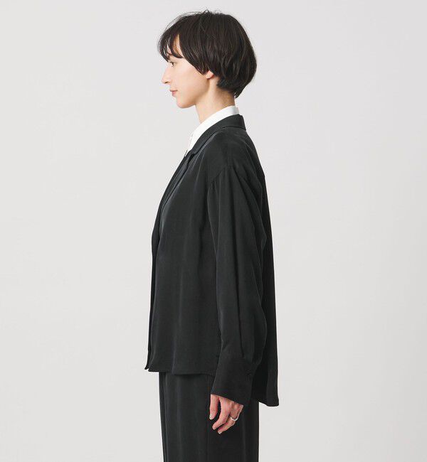 UNITED ARROWS「オープンカラー シャツ ジャケット」|シャツ・ブラウス|