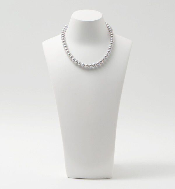 UNITED ARROWS「＜les bonbon＞lunelle GRAY パール ネックレス」|ネックレス|