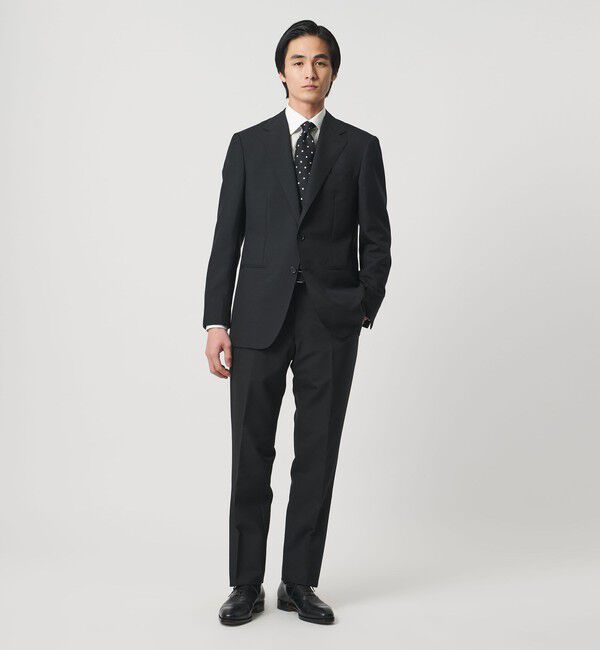 UNITED ARROWS「イージーケア AG ダブルストライプ セミワイドカラー クレリックシャツ ー抗菌防臭ー」|シャツ・ブラウス|