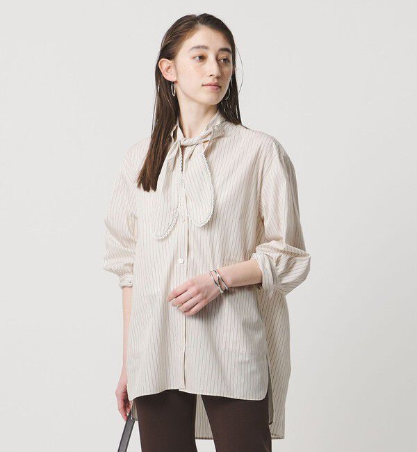 UNITED ARROWS「リボン ボウタイ チュニック シャツ」|シャツ・ブラウス|その他1