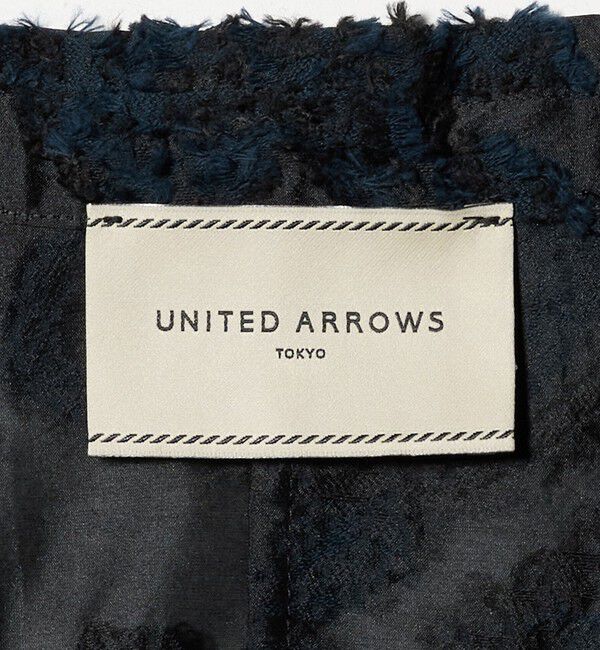 UNITED ARROWS「カット ジャガード ジャケット ‐ウォッシャブル‐」|テーラードジャケット|