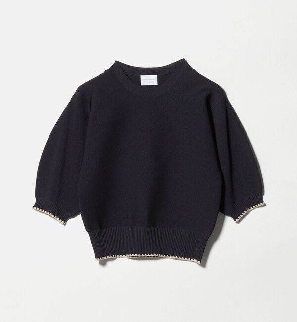UNITED ARROWS「ハマグリステッチ パフスリーブ ニット ‐ウォッシャブル‐」|ニット・セーター|
