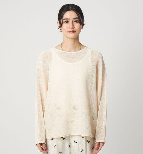 UNITED ARROWS green label relaxing「ペーパー ニット プルオーバー ウォッシャブル」|ニット・セーター|