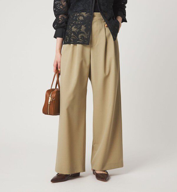 UNITED ARROWS green label relaxing「2タック ワイド パンツ」|その他|