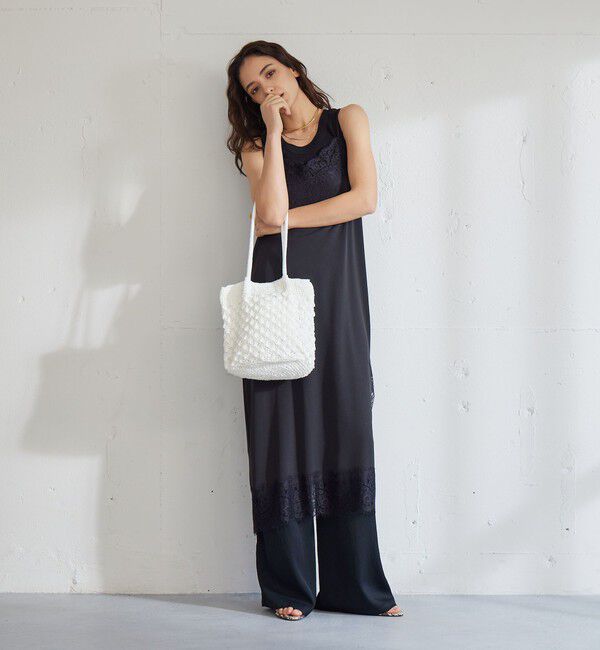 UNITED ARROWS green label relaxing「メタリックヤーンレーシー トートバッグ / ショルダーバッグ」|ショルダー・メッセンジャー|