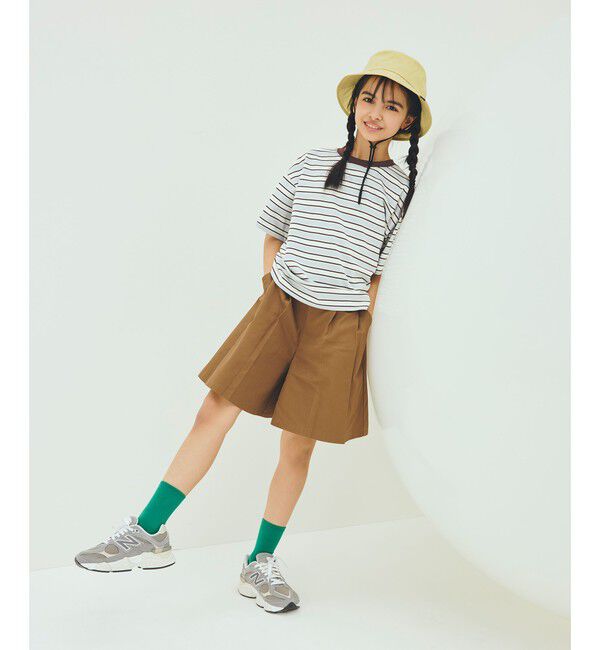 UNITED ARROWS green label relaxing「【スタメンシリーズ】ボーダーＴシャツ / キッズ  100cm-160cm」|Tシャツ・カットソー|