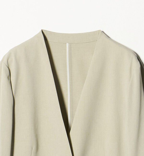 UNITED ARROWS green label relaxing「［size SHORTあり］サラフール ノーラペル ジャケット ストレッチ 接触冷感 UVカット」|ノーカラージャケット|