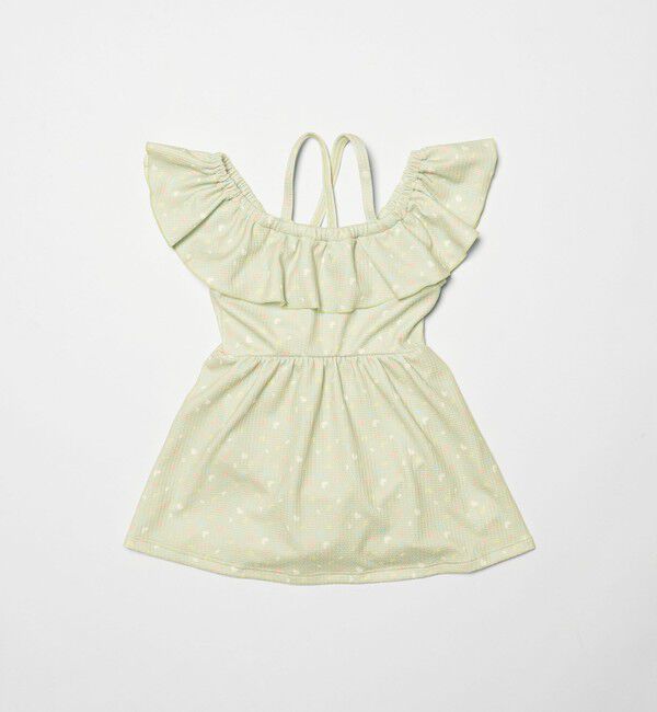 UNITED ARROWS green label relaxing「ラッフルスイムワンピース マルチモチーフ / 水着 / キッズ 100cm-130cm」|スポーツ|