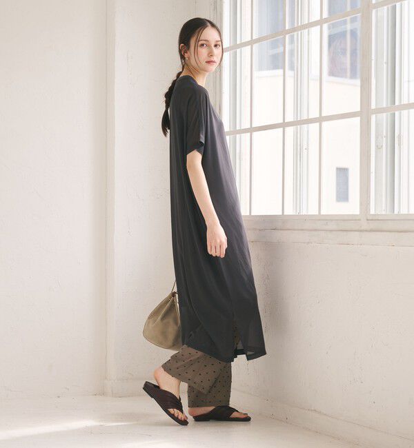 BEAUTY&YOUTH UNITED ARROWS「シフォンレイヤード ドルマンスリーブ ワンピース 」|ワンピース|