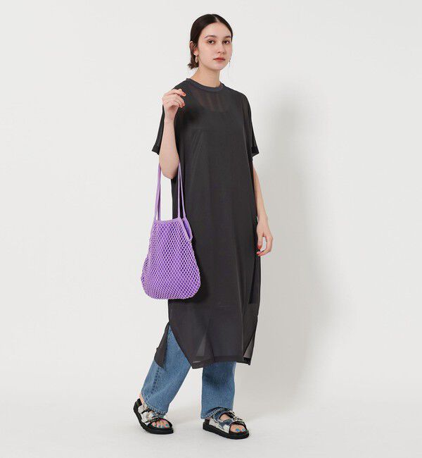 BEAUTY&YOUTH UNITED ARROWS「シフォンレイヤード ドルマンスリーブ ワンピース 」|ワンピース|