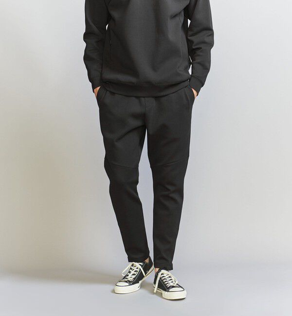 BEAUTY&YOUTH UNITED ARROWS「【WEB限定 WARDROBE SMART】ダブルニット イージーパンツ/セットアップ対応【抗菌・防臭】」|チノ|