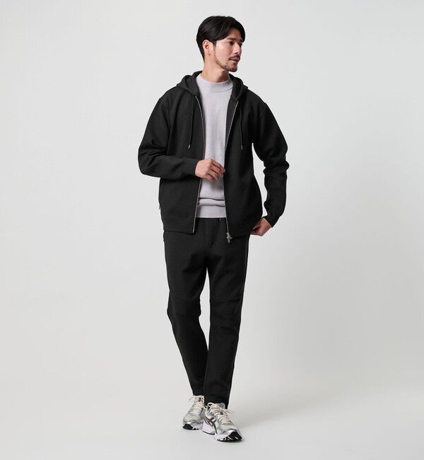 BEAUTY&YOUTH UNITED ARROWS「【WEB限定 WARDROBE SMART】ダブルニット イージーパンツ/セットアップ対応【抗菌・防臭】」|チノ|