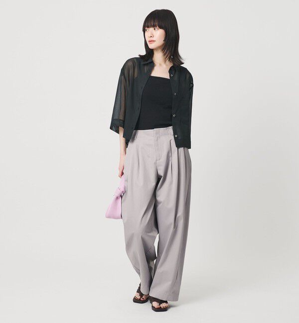 BEAUTY&YOUTH UNITED ARROWS「【WEB限定】バレルワイドチノパンツ ウォッシャブル」|チノ|