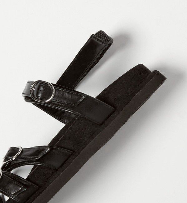 BEAUTY&YOUTH UNITED ARROWS「ダブルクロス ベルト バックストラップ サンダル」|サンダル|