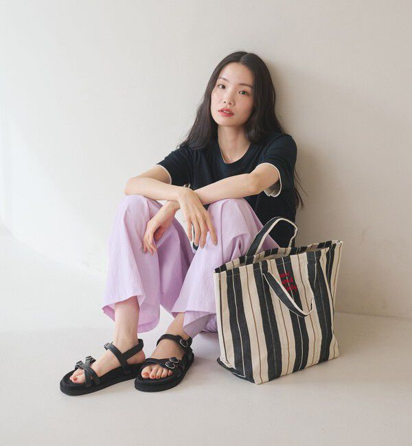 BEAUTY&YOUTH UNITED ARROWS「ダブルクロス ベルト バックストラップ サンダル」|サンダル|