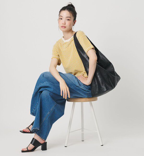 BEAUTY&YOUTH UNITED ARROWS「レザーライク ビッグ ワンショルダーバッグ」|ショルダー・メッセンジャー|