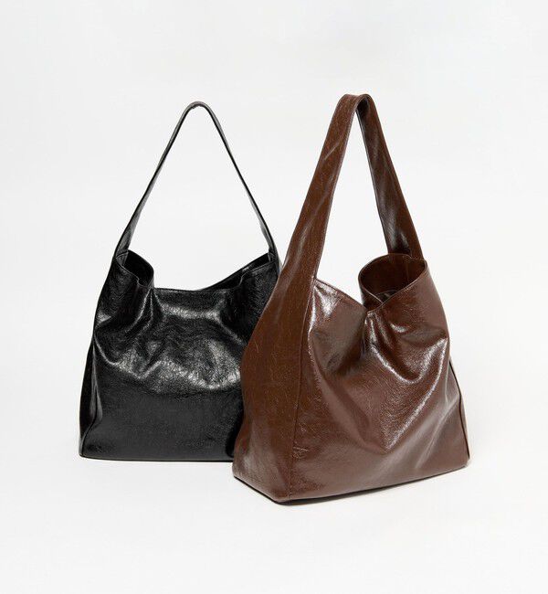 BEAUTY&YOUTH UNITED ARROWS「レザーライク ビッグ ワンショルダーバッグ」|ショルダー・メッセンジャー|