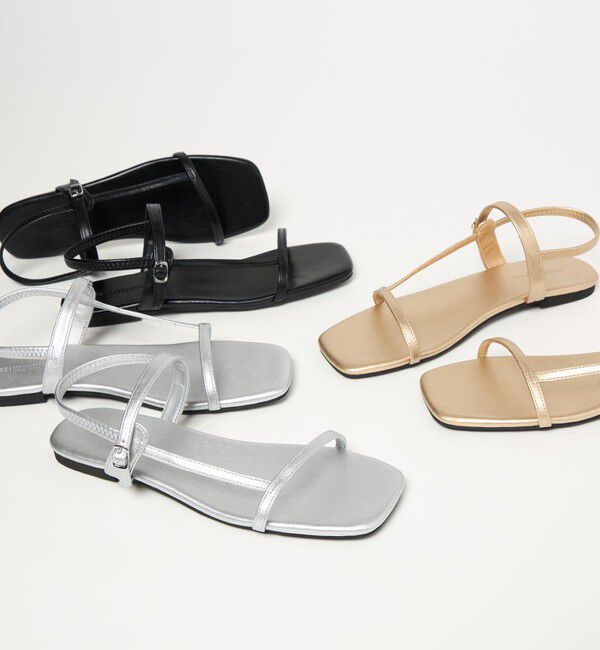 BEAUTY&YOUTH UNITED ARROWS「スマート ヘンケイ Tストラップ サンダル」|サンダル|