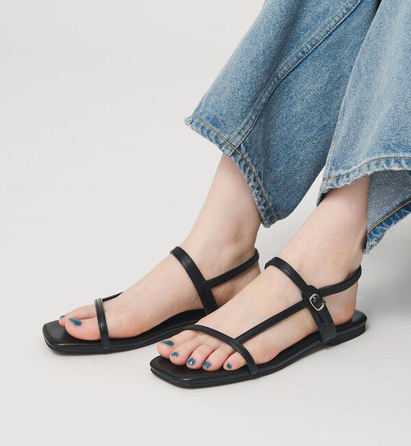 BEAUTY&YOUTH UNITED ARROWS「スマート ヘンケイ Tストラップ サンダル」|サンダル|