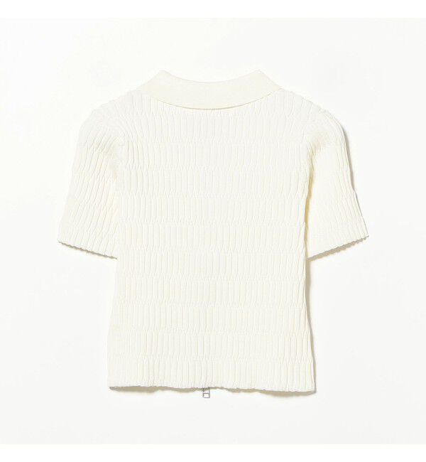 Ray BEAMS 「リブ ジップ ポロ カーディガン」|カーディガン|