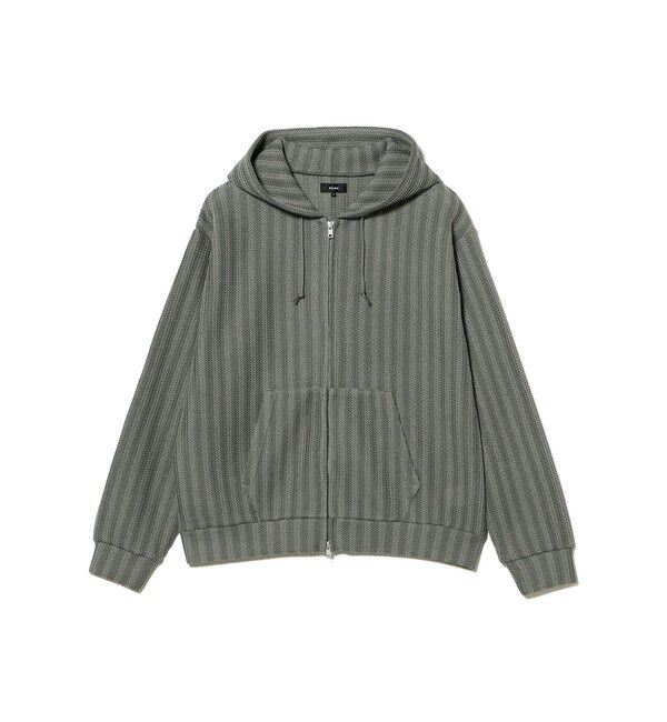 BEAMS「メッシュ ジップアップ フーディ【リラックスフィット】」|スウェット・ジャージ|