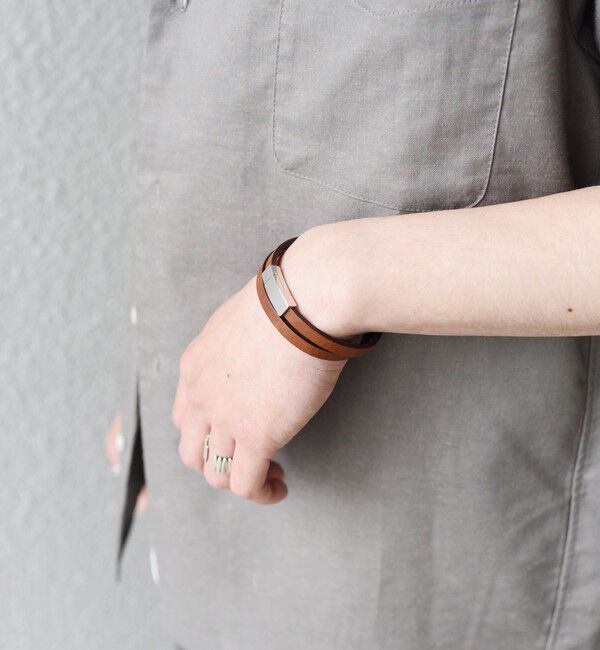 SHIPS any「SHIPS any: レザー マグネット ブレスレット◇」|ブレスレット・バングル|