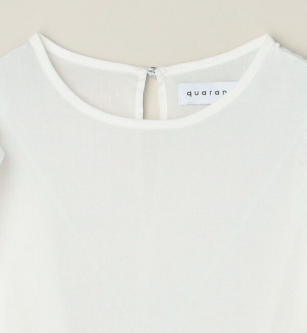 quaranciel「quaranciel:〈手洗い可能〉ボイル パフスリーブ ティアード ブラウス」|シャツ・ブラウス|