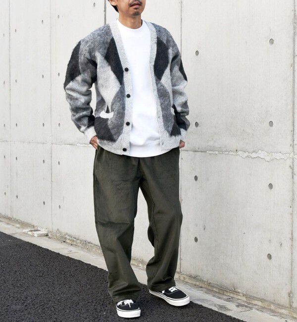 SHIPS any「SHIPS any: シャギー パターン ユニセックス ニット カーディガン 23AW◇」|カーディガン|