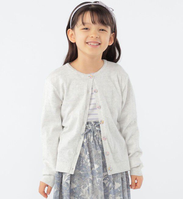 SHIPS KIDS「SHIPS KIDS:100～130cm / リバティ カーディガン」|カーディガン|