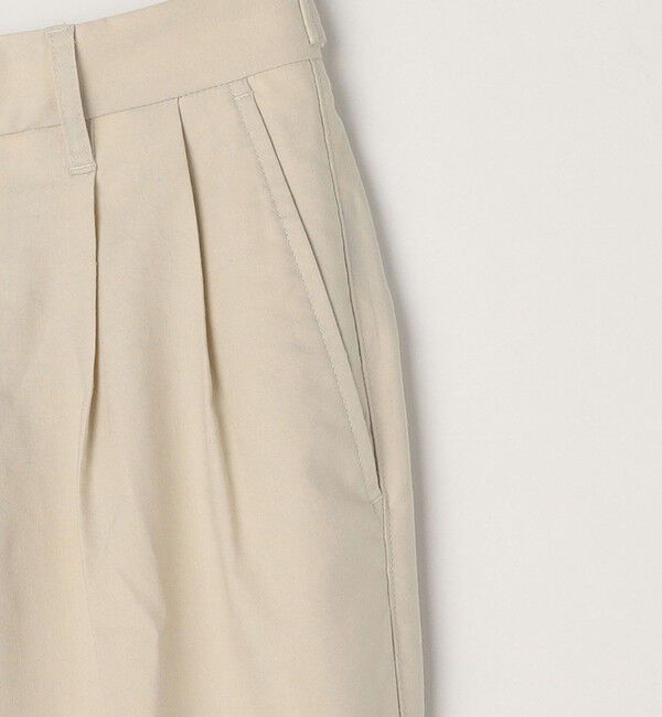 SHIPS any「SHIPS any: 〈接触冷感等〉ハイブリッドリネン 2タック パンツ (セットアップ対応)」|チノ|