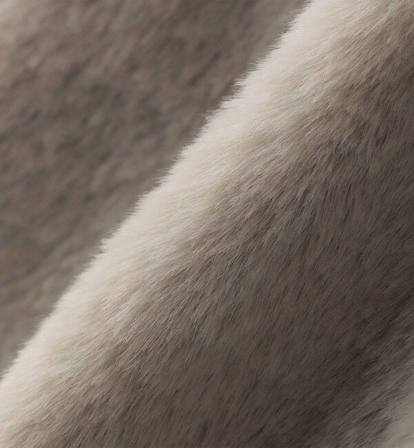 SHIPS KIDS「SHIPS KIDS:100～140cm / フェイクファー&times;リバティ ベスト」|ダウンベスト・ベスト|