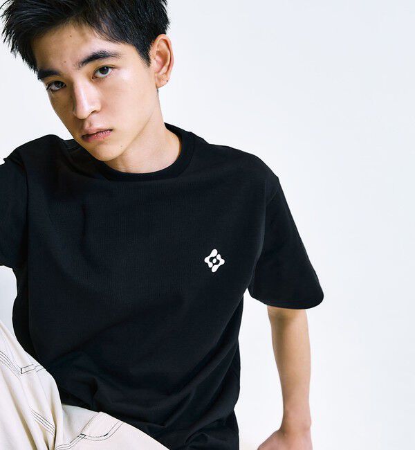 SHIPS「City Ambient Products: スタンダード ロゴ プリント Tシャツ」|Tシャツ・カットソー|