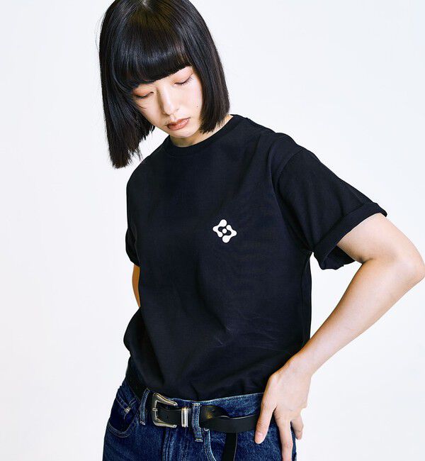 SHIPS「City Ambient Products: スタンダード ロゴ プリント Tシャツ」|Tシャツ・カットソー|