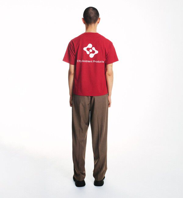 SHIPS「City Ambient Products: スタンダード ロゴ プリント Tシャツ」|Tシャツ・カットソー|