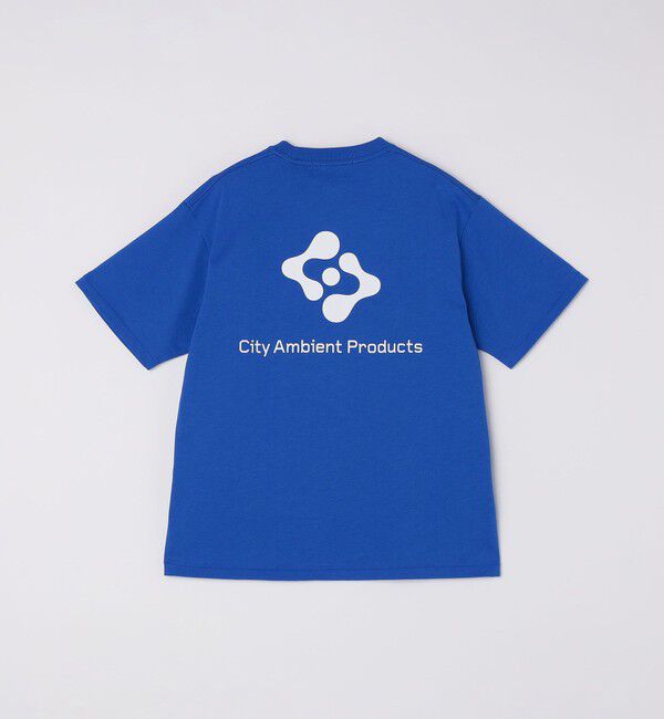 SHIPS「City Ambient Products: スタンダード ロゴ プリント Tシャツ」|Tシャツ・カットソー|