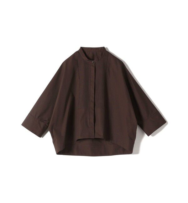 SHIPS for women「〈手洗い可能〉コットン ポリエステル ピンタック 羽織 ブラウス」|シャツ・ブラウス|