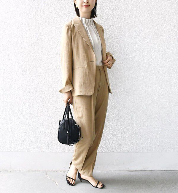 SHIPS for women「〈手洗い可能〉FUNCTIONAL テーパード パンツ（セットアップ対応）」|その他|