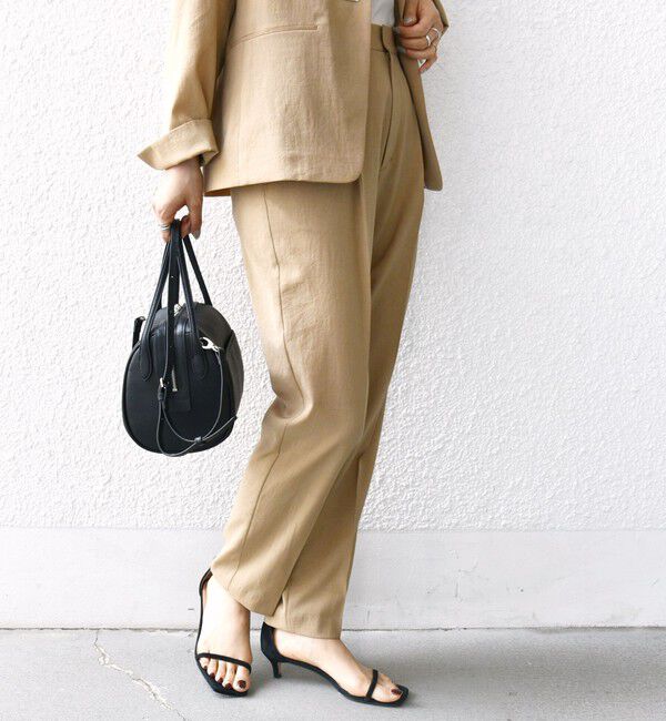 SHIPS for women「〈手洗い可能〉FUNCTIONAL テーパード パンツ（セットアップ対応）」|その他|