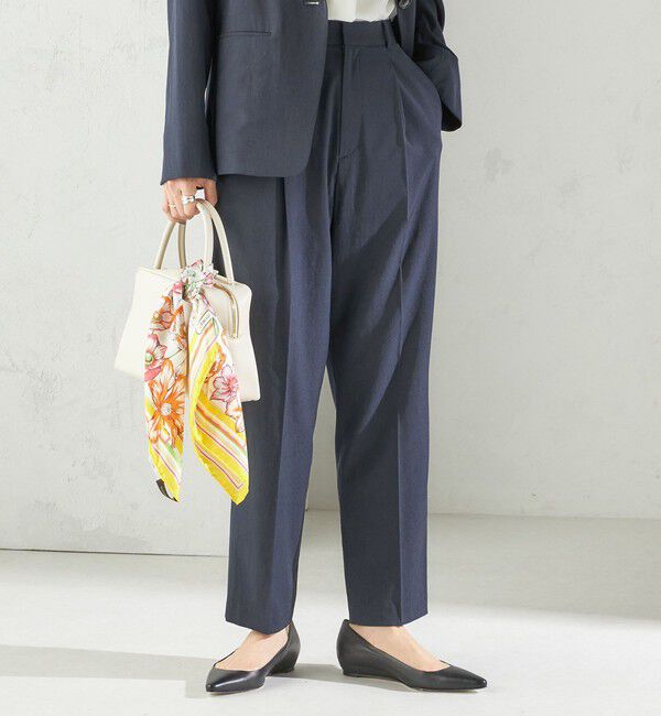 SHIPS for women「〈手洗い可能〉FUNCTIONAL テーパード パンツ（セットアップ対応）」|その他|