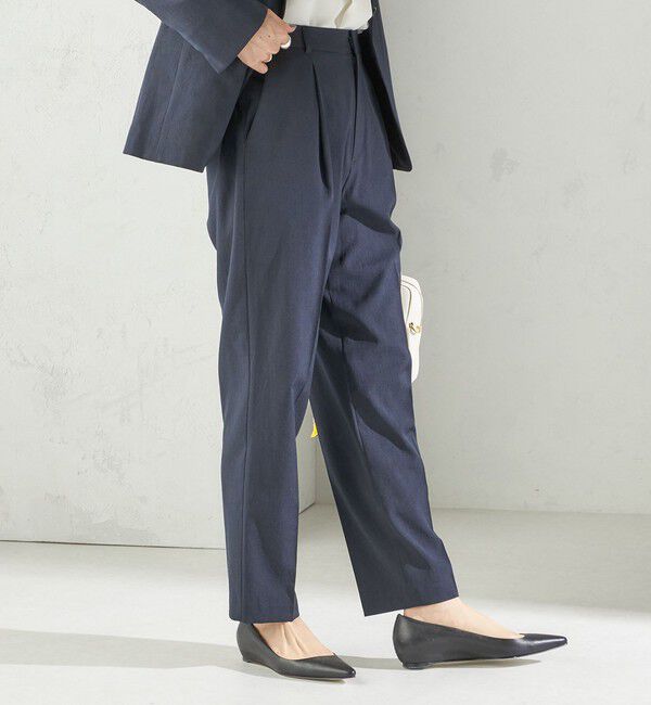 SHIPS for women「〈手洗い可能〉FUNCTIONAL テーパード パンツ（セットアップ対応）」|その他|