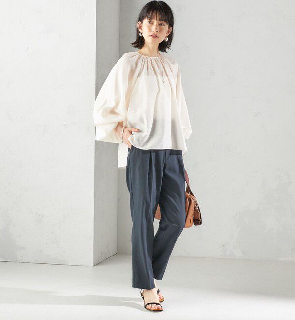 SHIPS for women「〈手洗い可能〉FUNCTIONAL テーパード パンツ（セットアップ対応）」|その他|