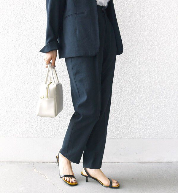 SHIPS for women「〈手洗い可能〉FUNCTIONAL テーパード パンツ（セットアップ対応）」|その他|