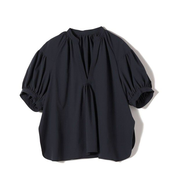 SHIPS for women「〈手洗い可能〉RENU ソフト タイプライター スキッパー 5分袖 ブラウス」|シャツ・ブラウス|